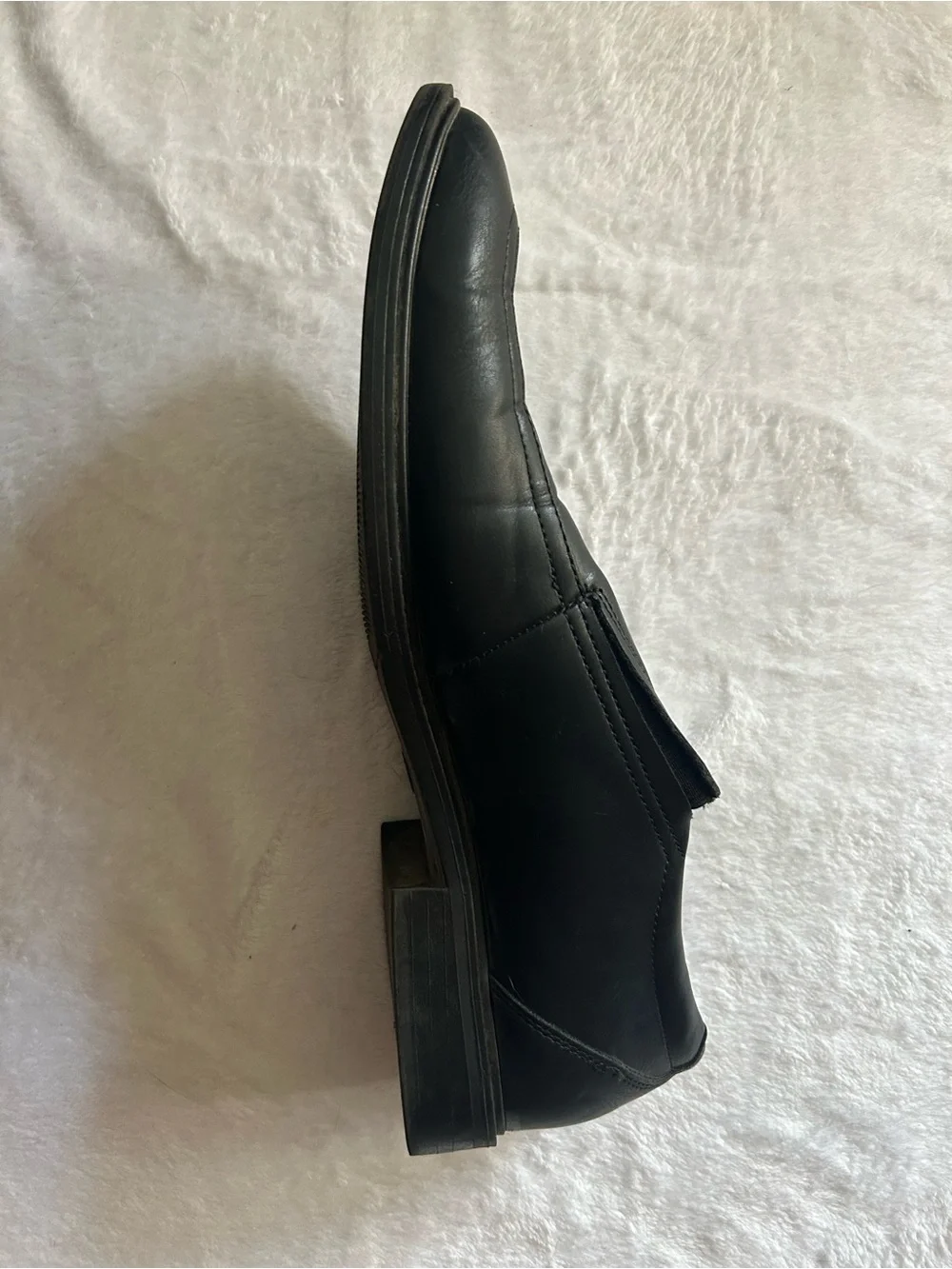 Goodfellow & Co Black Leather Slip-On Loafers